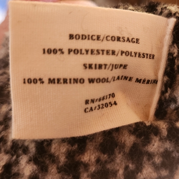 Plaid Sparrow Dress XS Anthropologie - Picture 5 of 6